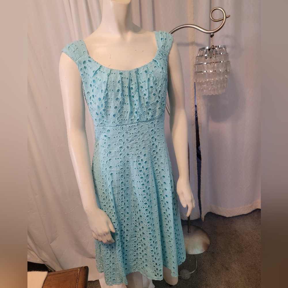 DB Signature‎ Coquette Eyelet Lace Whimsical Dress Granny Chic